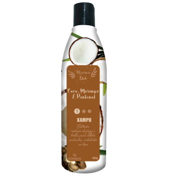 SHAMPOO COCO, MORINGA E PANTENOL - 480G