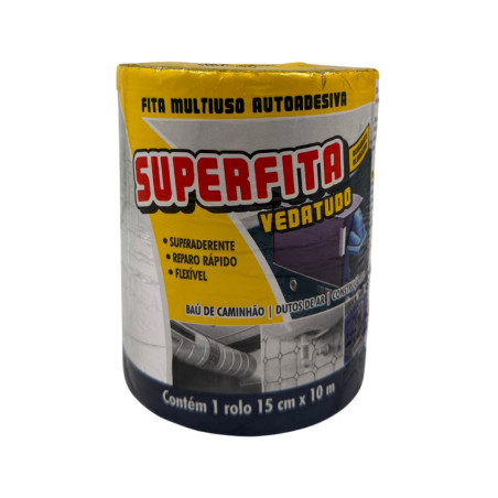 FITA AUTO ADESIVA ALUMINIO 15CM (MANTA ASFALTICA) - METRO