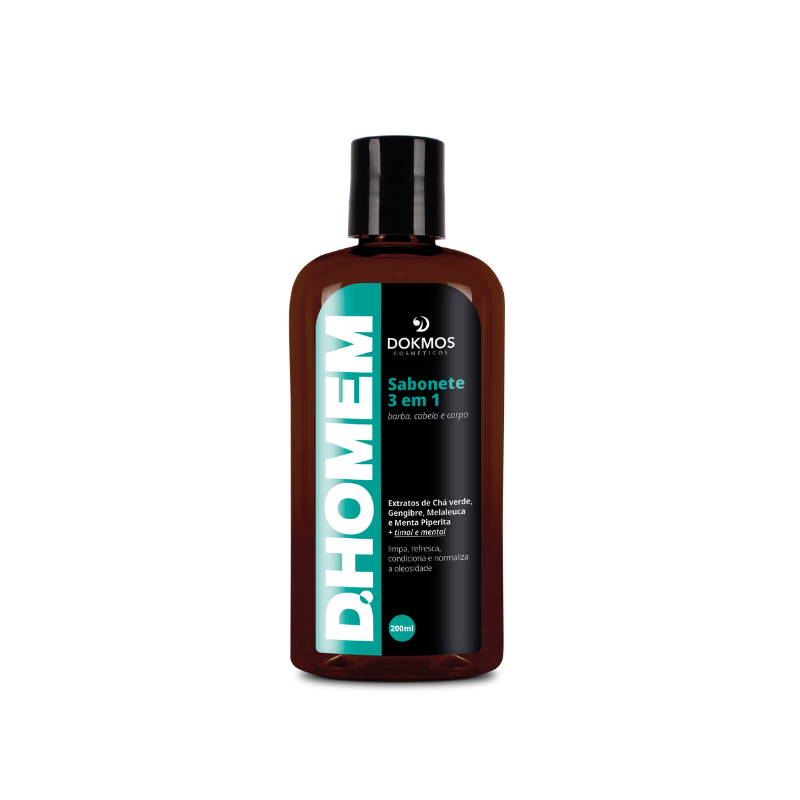 D.HOMEM SHAMPOO 3 EM 1 200ML - DOKMOS D.HOMEM SHAMPOO 3 EM 1 200ML - DOKMOS