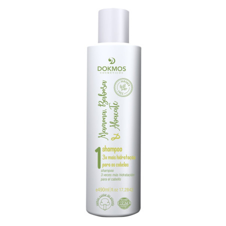 SHAMPOO MAMONA BABOSA E ABACATE - DOKMOS