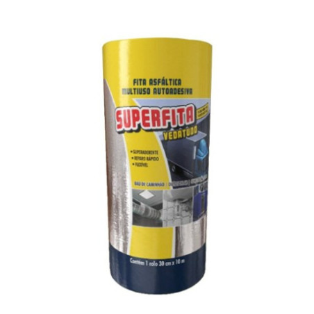 FITA AUTO ADESIVA ALUMINIO 30CM (MANTA ASFALTICA) - METRO