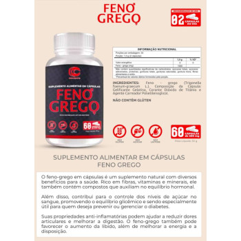 FENO GREGO 60 CAPS - COMBATE