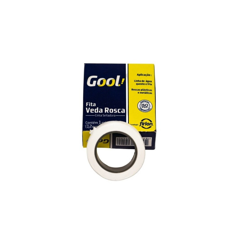 FITA VEDA ROSCA 18MMX05M GOOL FITA VEDA ROSCA 18MMX05M GOOL