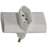 PLUGUE 10A 3 SAIDAS 2P+T 39610 CINZA MECTRONIC
