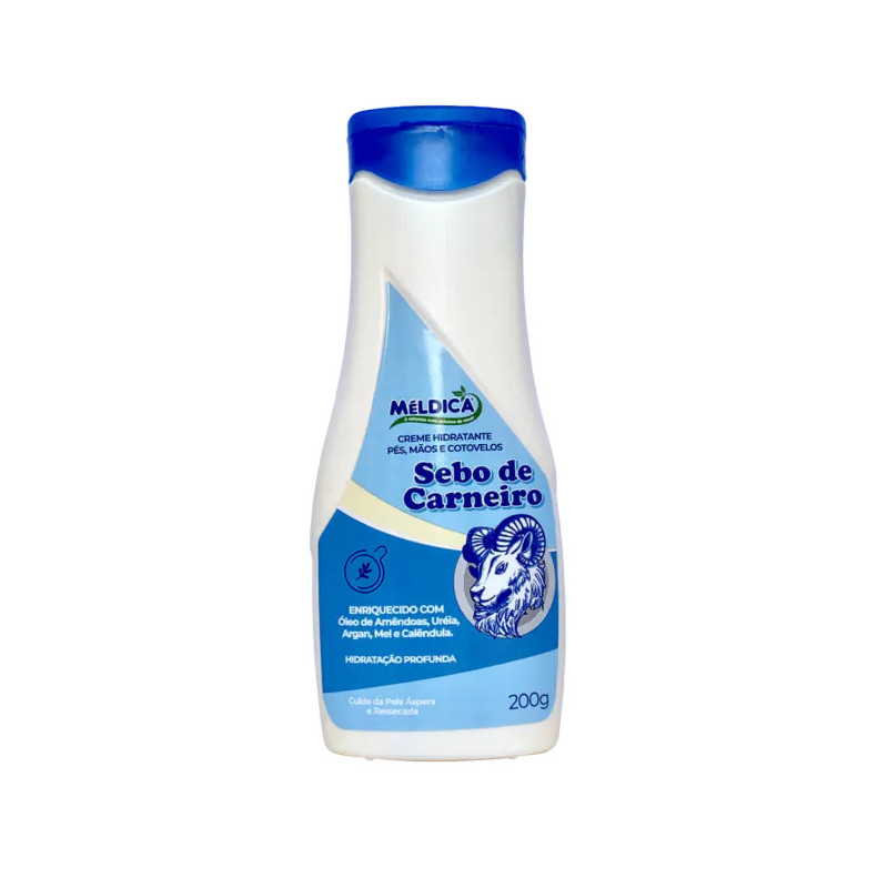 CREME PARA MAOS E PES C/ SEBO DE CARNEIRO 200G CREME PARA MAOS E PES C/ SEBO DE CARNEIRO 200G