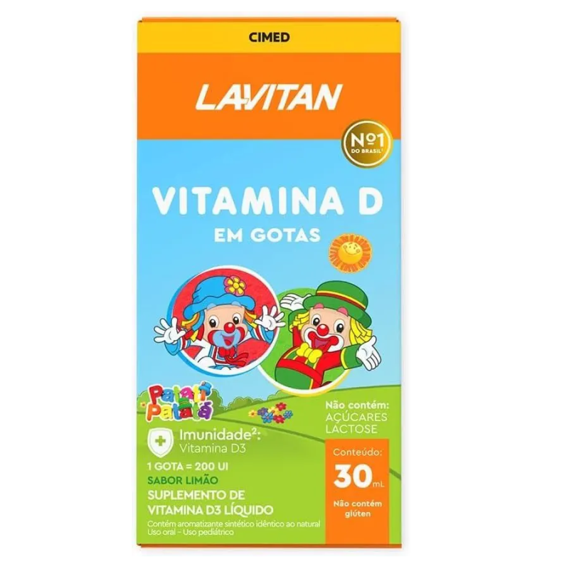 VITAMINA D EM GOTAS LAVITAN 30ML - CIMED VITAMINA D EM GOTAS LAVITAN 30ML - CIMED