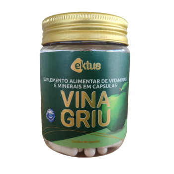 VINAGRIU - VINAGRE MAÇA EKTUS 60 CAPS