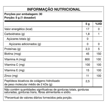 Colágeno Verisol com Vitaminas e Minerais - Sabor Laranja com Acerola 150g - VIDEIRA7