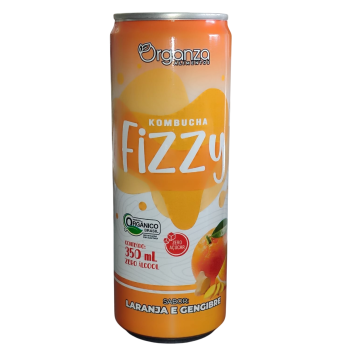 KOMBUCHA FIZZY LARANJA / GENGIBRE 350 ML ORGANZA