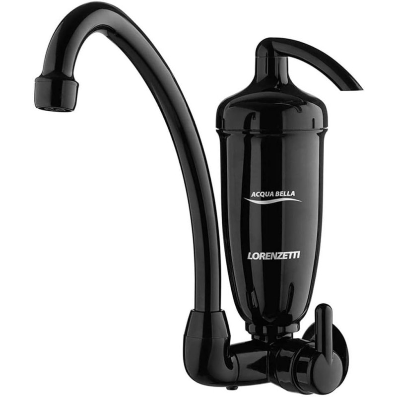 TORNEIRA COZINHA COM FILTRO PAREDE ACQUA BELLA PRETA LORENZETTI TORNEIRA COZINHA COM FILTRO PAREDE ACQUA BELLA PRETA LORENZETTI
