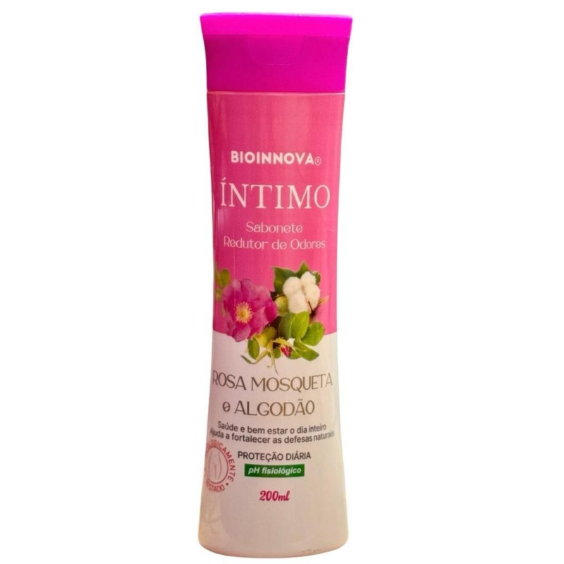 SABONETE INTIMO ROSA MOSQUETA E ALGODÃO BIOINNOVA 200ML SABONETE INTIMO ROSA MOSQUETA E ALGODÃO BIOINNOVA 200ML
