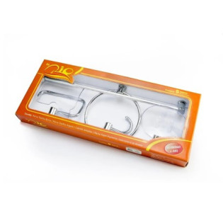 KIT BANHEIRO ABS CROMADO 5 PCS RIO