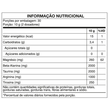 Pré-Treino V7 Night 300g – Sabor Açaí – V7 Energy