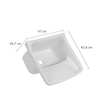 TANQUE PLASTICO 47X43X27CM BR1 22L ASTRA