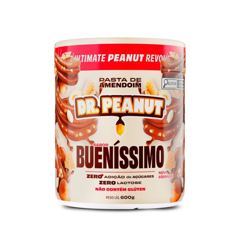 Pasta de Amendoim Sabor Bueníssimo (600g) - Dr Peanut Pasta de Amendoim Sabor Bueníssimo (600g) - Dr Peanut