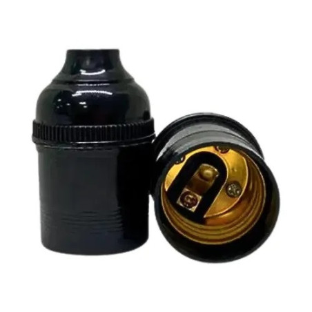 SOQUETE (BOCAL) S/ CHAVE E-27 4A BIVOLT PT DECORLUX