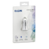 Carregador de Celular Veicular com 1 Porta USB 1.0A Branco - Elgin - 46RCV1USB000