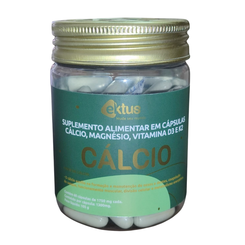 CÁLCIO 60 CAPS 1750MG - EKTUS CÁLCIO 60 CAPS 1750MG - EKTUS