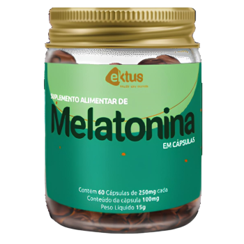 MELATONINA 60 CAPS DE 250MG 0,21MCG - EKTUS