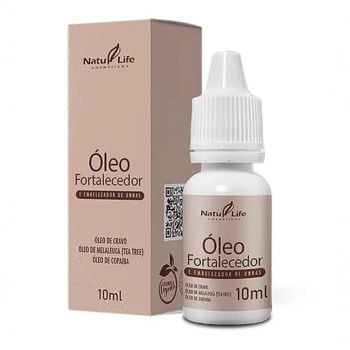 OLEO FORTALECEDOR EMBELEZADOR P/ UNHAS 10 ML - NATU LIFE