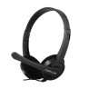 Fone de Ouvido Headset com Microfone Conexão P2 Preto C3Plus - PH-02BK