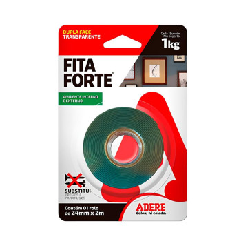 FITA DUPLA FACE 24X2M BLISTER ADERE