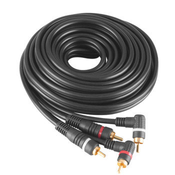 Cabo RCA Kx3 2 RCA Macho x 2 RCA Macho 4mm - RCA5M - Cabo com 5 Metros