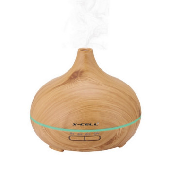 Difusor de Aromas Luminária Led USB Amadeirado - X-Cell - XC-UM-07