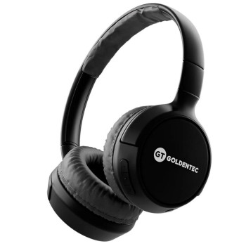 Fone de Ouvido Headset Bluetooth com Microfone e Entrada para Micro Cartão de Memória Preto GT Go Goldentec - 63282