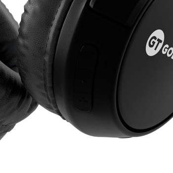 Fone de Ouvido Headset Bluetooth com Microfone e Entrada para Micro Cartão de Memória Preto GT Go Goldentec - 63282