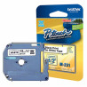 Fita Rotuladora Brother M231 Original 12 mm 8 Metros Preto no Branco - M231