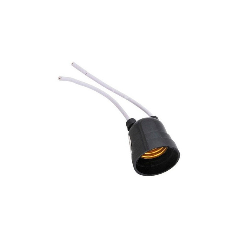 SOQUETE (BOCAL) COM RABICHO E-27 4A BIVOLT PRETO (MT-2085) DECORLUX SOQUETE (BOCAL) COM RABICHO E-27 4A BIVOLT PRETO (MT-2085) DECORLUX