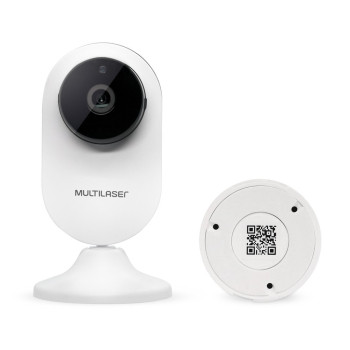 Câmera CFTV Wi-Fi Multilaser SE241 Liv FULL HD 1080p com Áudio e Slot para microSD - Compatível com Alexa e Google Assistant