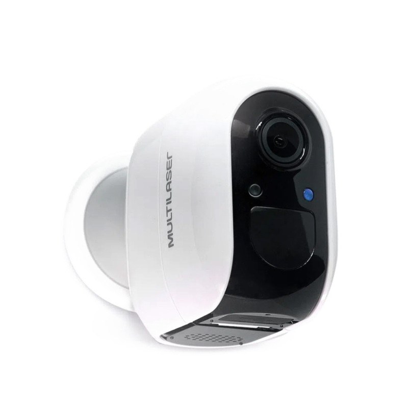 Câmera CFTV Wi-Fi Multilaser SE227 Liv Full HD 1080p Áudio e Slot para microSD - Compatível com Alexa e Google Câmera CFTV Wi-Fi Multilaser SE227 Liv Full HD 1080p Áudio e Slot para microSD - Compatível com Alexa e Google