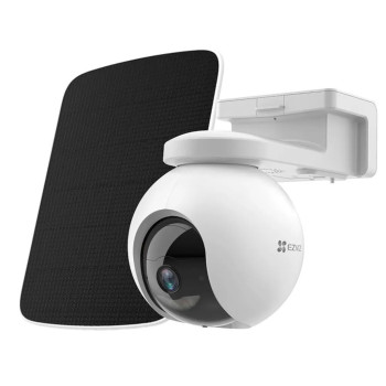 Câmera CFTV IP CS-EB8/SP-R100 4g Mini Speed Dome EB8 4G 2K 3.0MP IR 15m 4,0 mm com Bateria interna Kit com Painel Solar