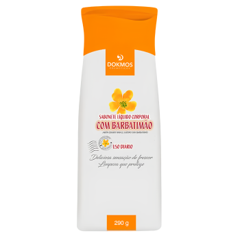 Sabonete Líquido Corporal Com Barbatimão - Dokmos - 290ml