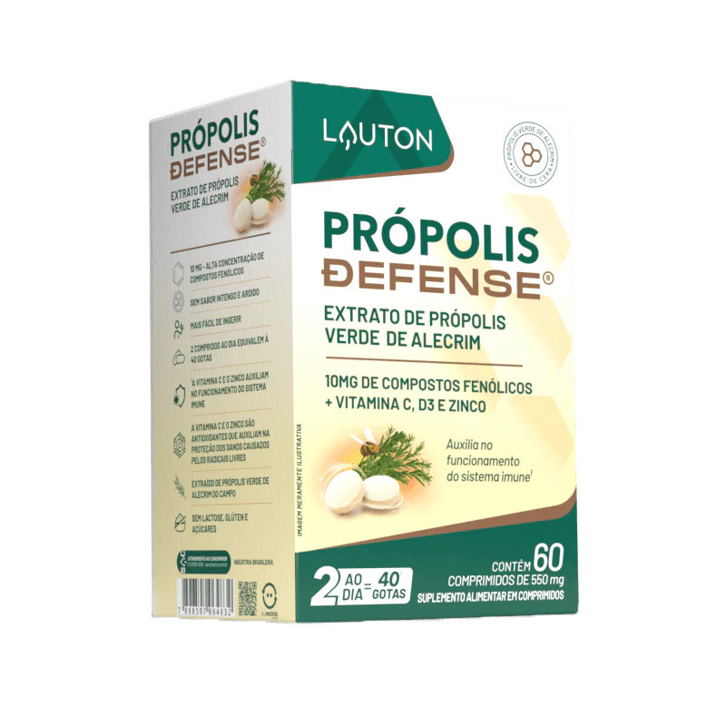 PROPOLIS DEFENSE LAUTON 60 COMPRIMIDOS PROPOLIS DEFENSE LAUTON 60 COMPRIMIDOS