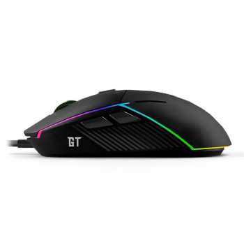Mouse USB Gamer GOLDENTEC GT Nebula 12800 DPI Preto Led RGB - 63406
