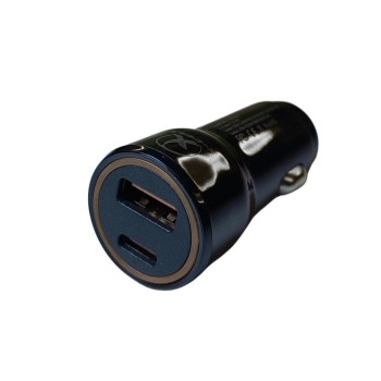 Carregador de Celular Veicular com 2 Portas USB-C/USB-A 60W Preto - X-Cell - XC-V16USB-P