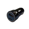 Carregador de Celular Veicular com 2 Portas USB-C/USB-A 60W Preto - X-Cell - XC-V16USB-P