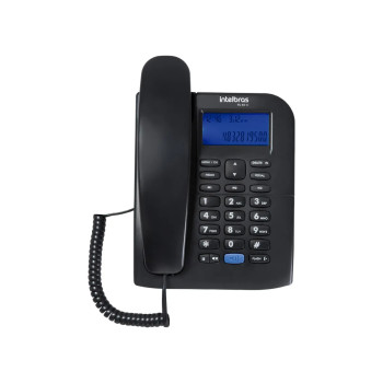 Telefone Padrão Intelbras TC-60ID com Identificador de Chamadas Preto - 4000074