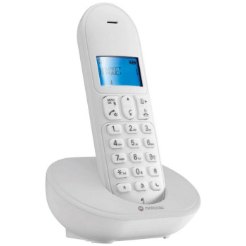 Telefone sem Fio Motorola com Identificador de Chamadas e Viva-Voz Branco - MT150W DECT