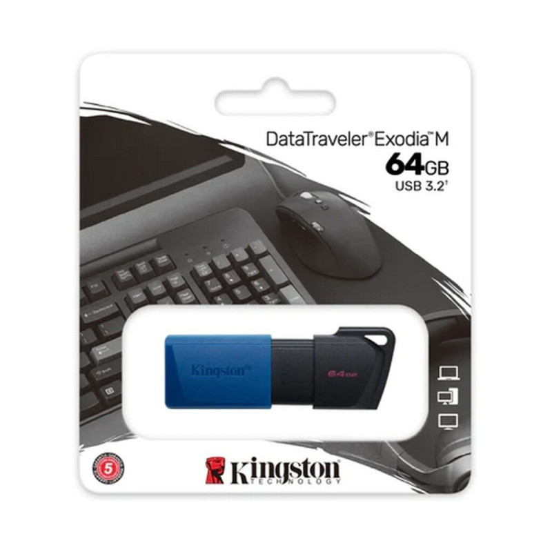 Pen Drive Kingston 64GB USB 3.2 - DTXM/64GB