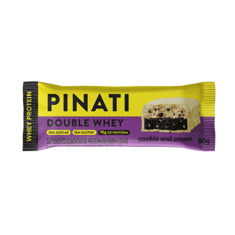 PINATI DOUBLE WHEY COOKIES & CREAM 50g PINATI DOUBLE WHEY COOKIES & CREAM 50g