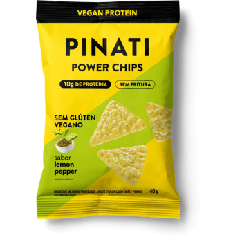 POWER CHIPS LEMON PEPPER 40g
