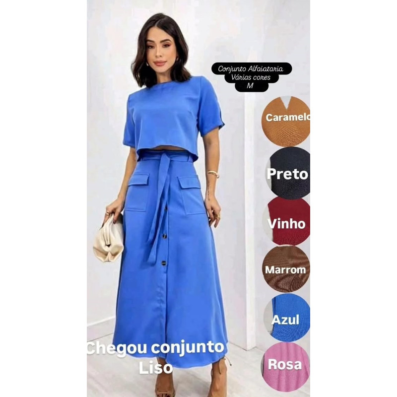 Conjunto Alfaiataria Liso Conjunto Alfaiataria Liso