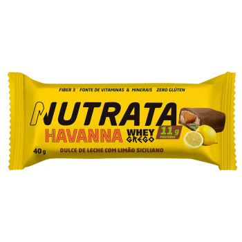NUTRATA WHEY GREGO HAVANNA 40G DULCE DE LECHE E LIMÃO SICILIANO