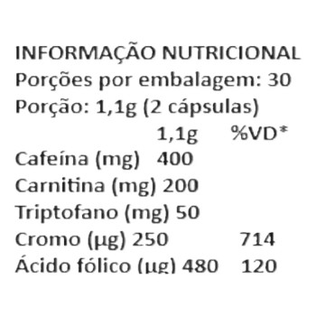 TERMOLIN (60 CAPS) TERMOGêNICO ULTRACONCENTRADO - NUTRILATINA