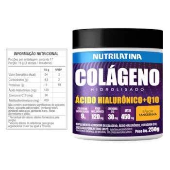 COLAGENO TANGERINA Nutrilatina 250g