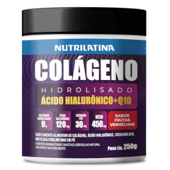 COLAGENO FRUTAS VERMELHAS Nutrilatina 250g